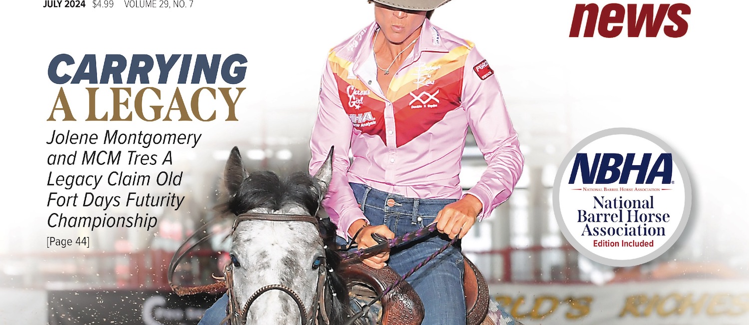 Barrel Horse News, Cover image
