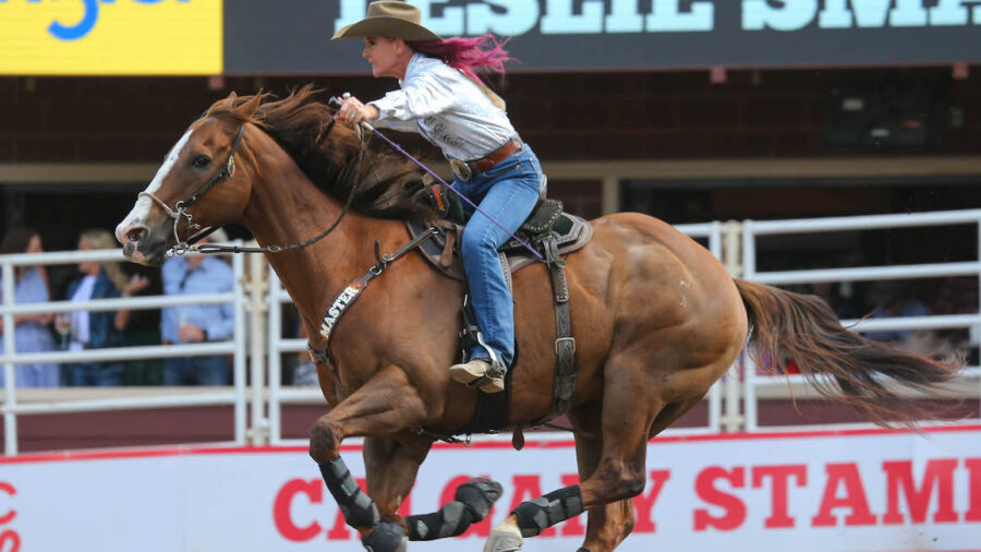 Leslie Smalygo at Calgary Stampede