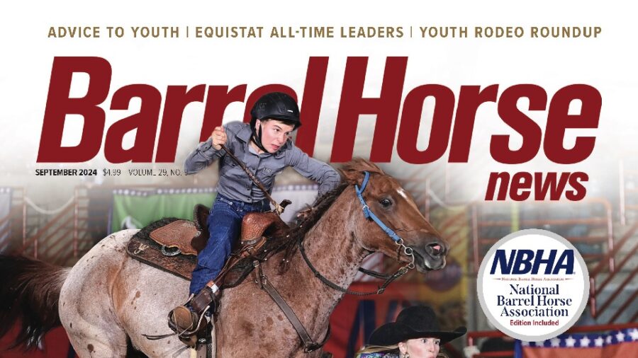 Case Wininger and Thisfrostisonfire win the NBHA Youth World Championship, while Emily Gatlin and Fergies Fling took home the NBHA Teen World title. Photo by James Phifer/Rodeobum.com