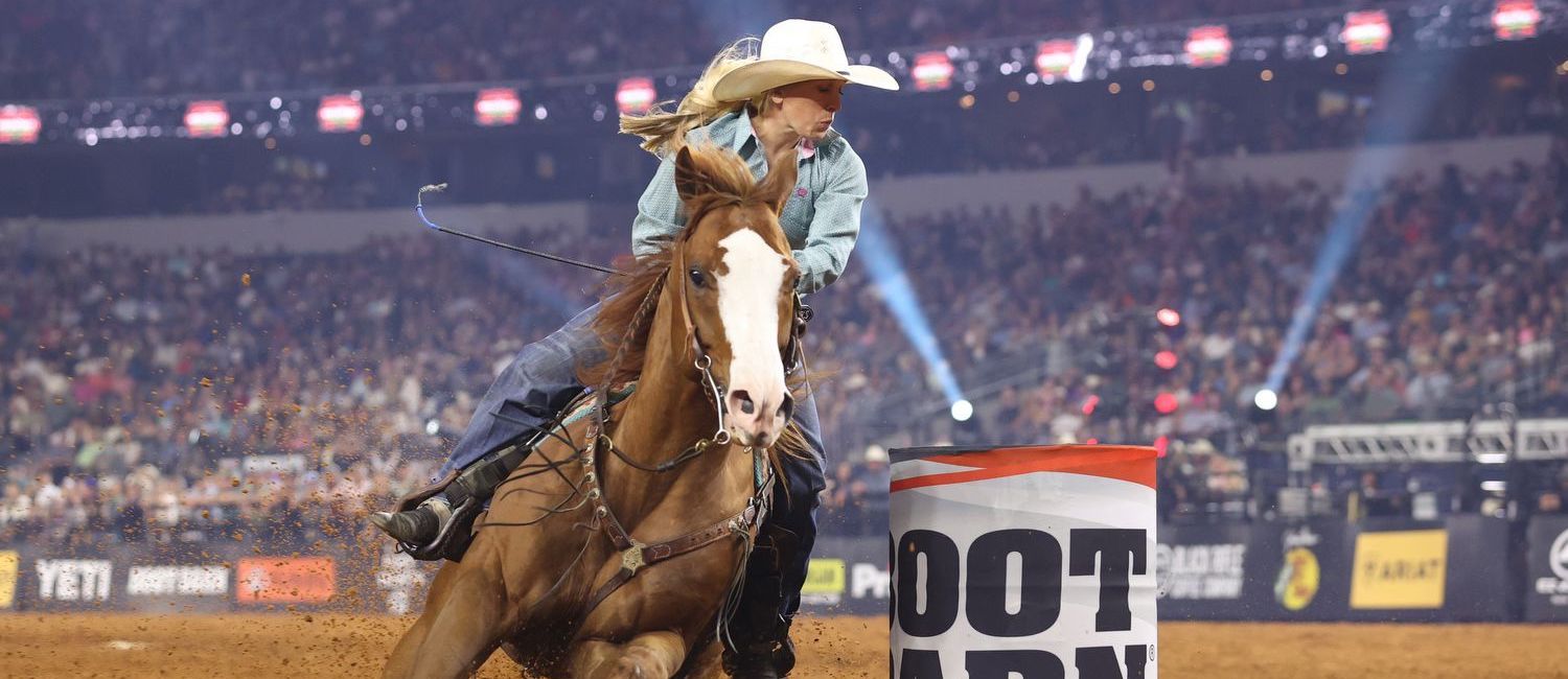 Kindyl Scruggs turning barrel at WRWC