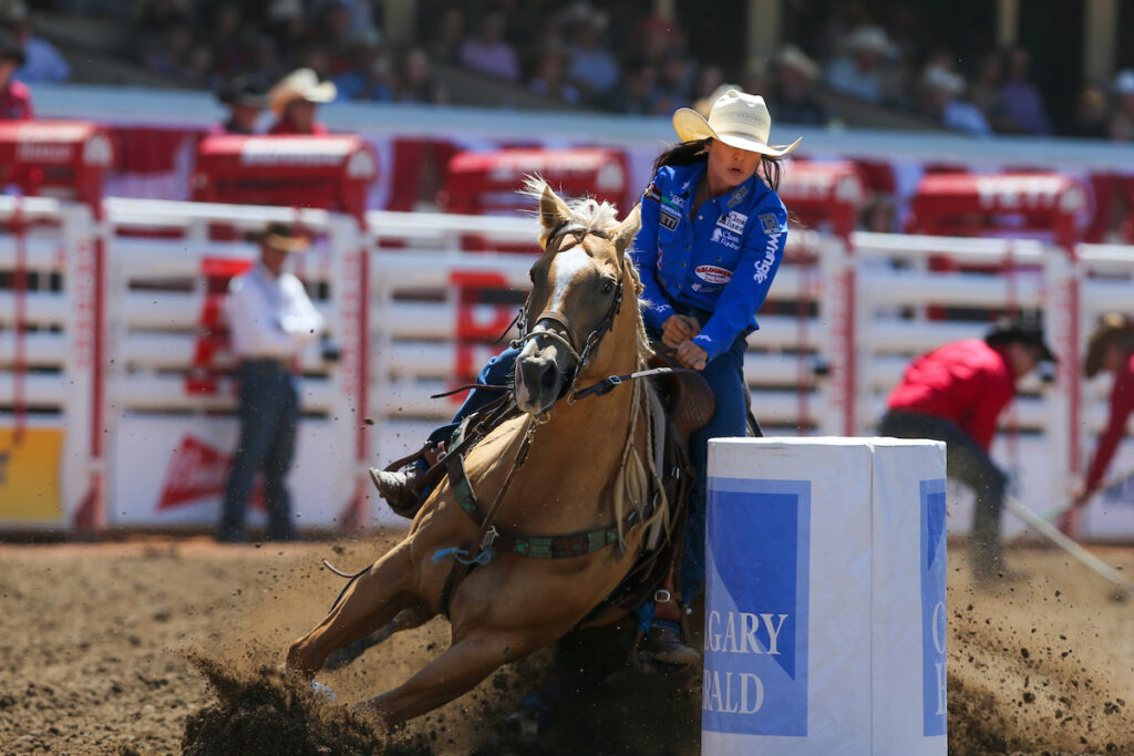 Hailey Kinsel and DM Sissy Hayday at 2024 Calgary