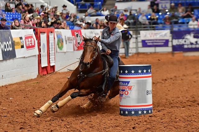 Wenda Johnson turning barrel