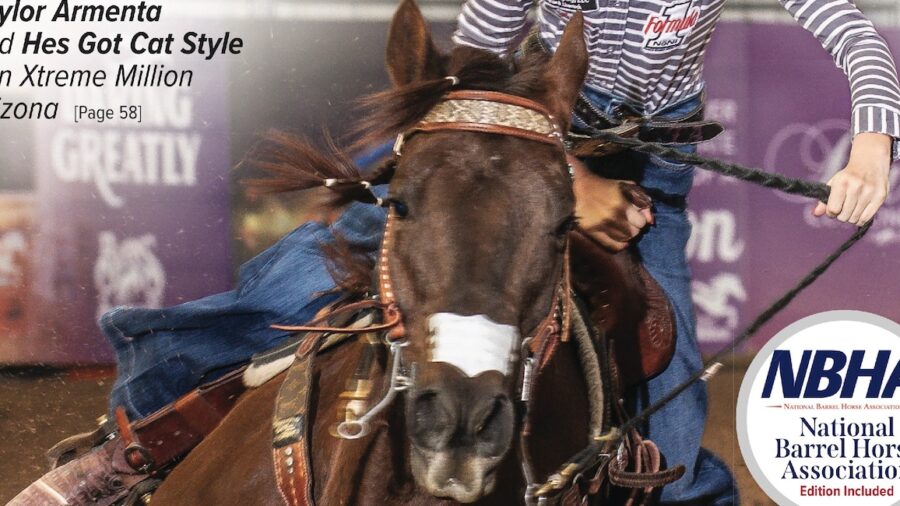 Taylor Armenta and Hes Got Cat Style win Xtreme Million Arizona to make the March 2025 cover