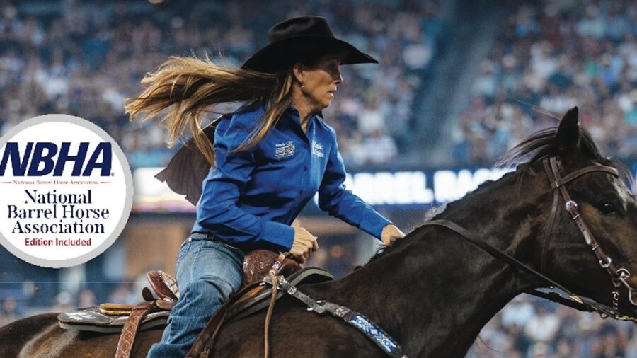 The June 2025 cover of Barrel Horse News