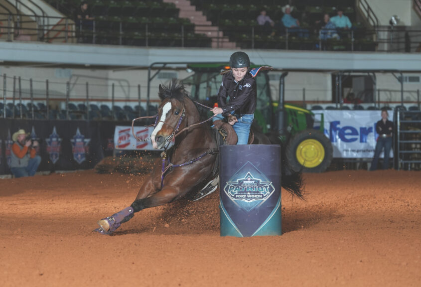 Rylee Jo Maryman won the Hooey Patriot 19 and Under