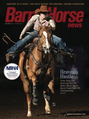 July 2025 Barrel Horse News cover