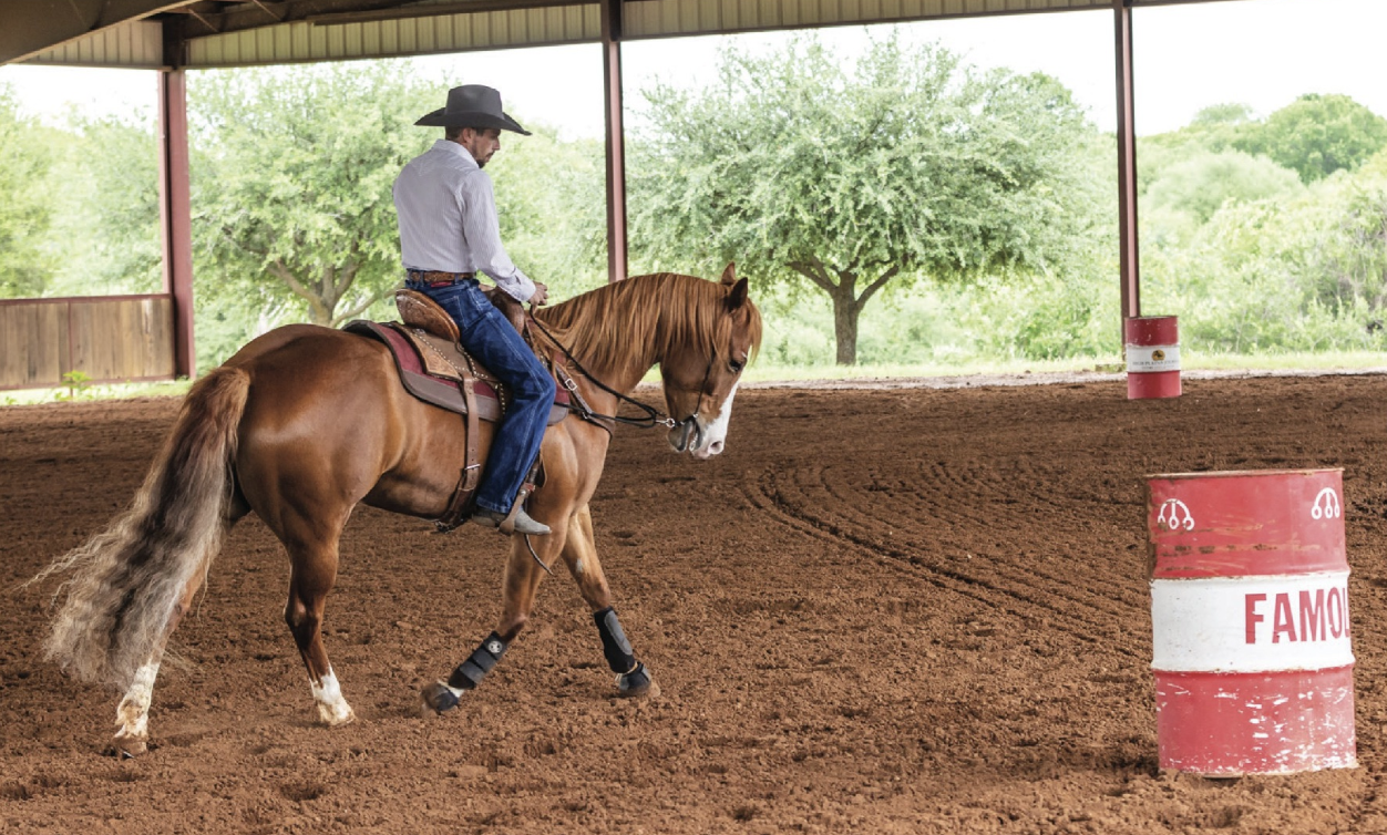Do this drill around the barrel both directions.