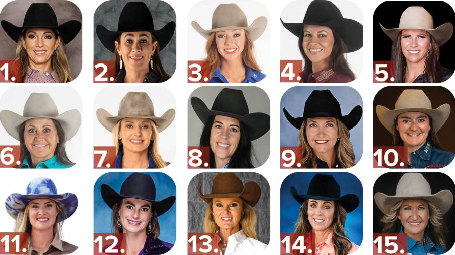 2025 WPRA Top 15 barrel racers