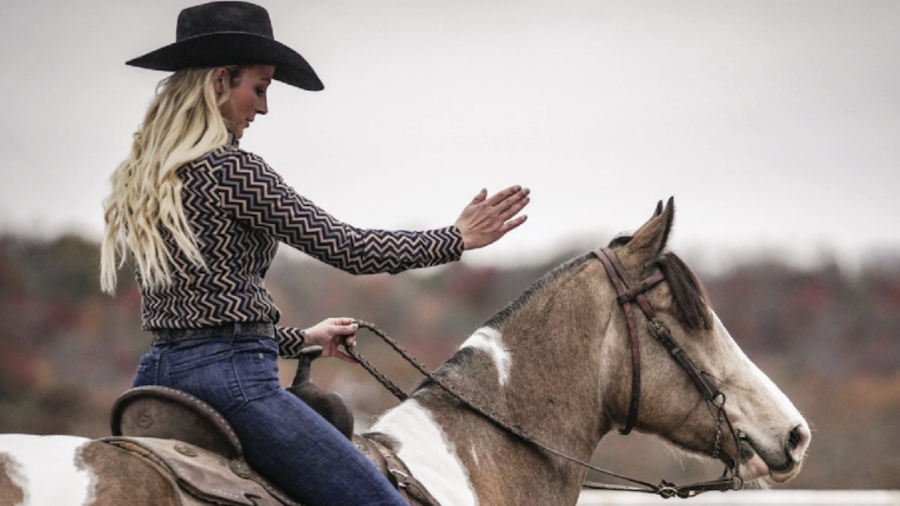 Maggie Carters rein hand switch drill