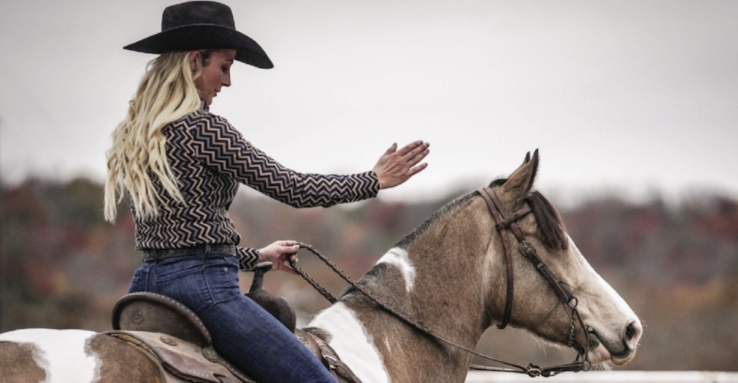 Maggie Carters rein hand switch drill