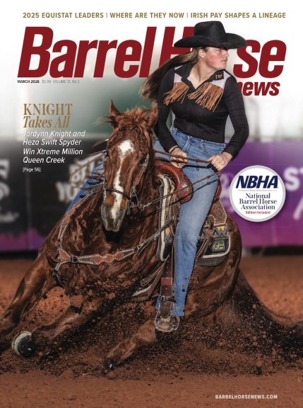 Jordynn Knight and Heza Swift Spyder win Xtreme Million Queen Creek. Photo by 4S Photography AZ